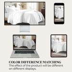 Chloe 100% Cotton Linen Texture Vintage Wash Duvet Cover Set - Duvet Cover Set by Superior Brand