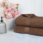 Madison Egyptian Cotton Pile Plush Heavyweight Bath Sheet Set of 2 - Egyptian Cotton Bath Sheet by Superior