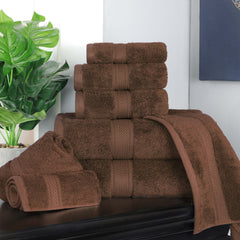 Madison Egyptian Cotton Plush Heavyweight 8 Piece Towel Set - Egyptian Cotton Towel Set by Superior Brand