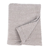Chrisney Cotton Blanket - Textured Chevron Weave & All Season Comfort