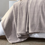 Chrisney Cotton Blanket - Textured Chevron Weave & All Season Comfort