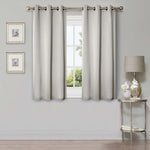 Solid Machine Washable Room Darkening Blackout Curtain 42 Inches - Blackout Curtains by Superior