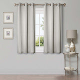 Solid Machine Washable Room Darkening Blackout Curtain 42 Inches - Blackout Curtains by Superior