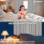 Solid Machine Washable Room Darkening Blackout Curtain 42 Inches - Blackout Curtains by Superior