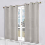Classic Modern Solid Room Darkening Blackout Curtain Panels, Set of 2 - Blackout Curtains by Superior