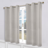 Classic Modern Solid Room Darkening Blackout Curtain Panels, Set of 2 - Blackout Curtains by Superior