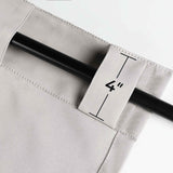 Solid Room Darkening Blackout Curtain Panels, Back Tabs, Set of 2 - Blackout Curtains by Superior