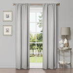 Solid Room Darkening Rod Pocket Blackout Curtain Panels, Set of 2 - Blackout Curtains by Superior