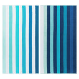 Coastal Blues Cotton Oversized 2 Piece Beach Towel Set - Egyptian Cotton Beach Towel by Superior