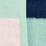 Coastal Blues Cotton Oversized 2 Piece Beach Towel Set - Egyptian Cotton Beach Towel by Superior