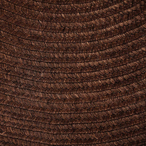 Classic Braided Weave Oval Area Rug Indoor Outdoor Rugs - Cocoa