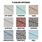 Lightweight Cotton Blend Bedspread Sets Adalie Medallion Jacquard