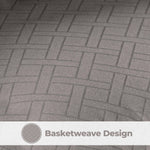 Monochrome Basketweave Plush Microfiber Down Alternative Comforter - Comforter by Superior