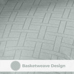 Monochrome Basketweave Plush Microfiber Down Alternative Comforter - Comforter by Superior