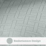 Monochrome Basketweave Plush Microfiber Down Alternative Comforter - Comforter by Superior