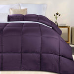 Monochrome Basketweave Plush Microfiber Down Alternative Comforter - Comforter by Superior