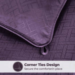 Monochrome Basketweave Plush Microfiber Down Alternative Comforter - Comforter by Superior