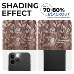 Leaves Room Darkening Washable Blackout Curtain Panels, Set of 2 - Blackout Curtains by Superior