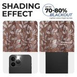 Leaves Room Darkening Washable Blackout Curtain Panels, Set of 2 - Blackout Curtains by Superior