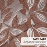 Leaves Room Darkening Washable Blackout Curtain Panels, Set of 2 - Blackout Curtains by Superior