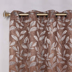 Leaves Room Darkening Washable Blackout Curtain Panels, Set of 2 - Blackout Curtains by Superior