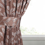 Leaves Room Darkening Washable Blackout Curtain Panels, Set of 2 - Blackout Curtains by Superior