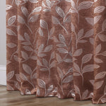 Leaves Room Darkening Washable Blackout Curtain Panels, Set of 2 - Blackout Curtains by Superior