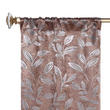 Leaves Room Darkening Washable Blackout Curtain Panels, Set of 2 - Blackout Curtains by Superior
