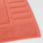 Leo Cotton Solid Modern Absorbent Heavy Washable Bath Mat Set of 2 - Bath Mats by Superior