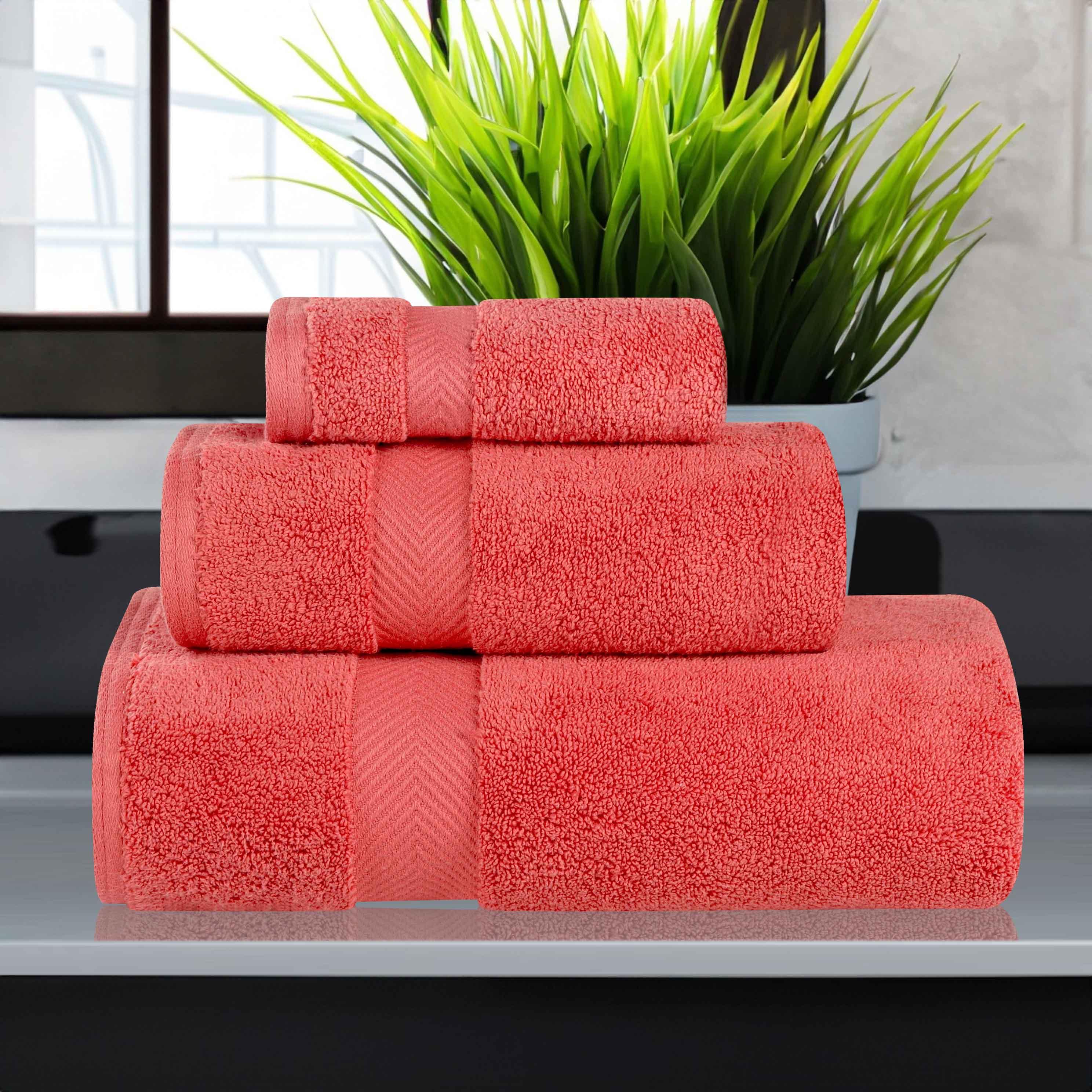 Zero-Twist Smart-Dry Combed Cotton 3 Piece Towel Set - Towel Set by Superior Brand