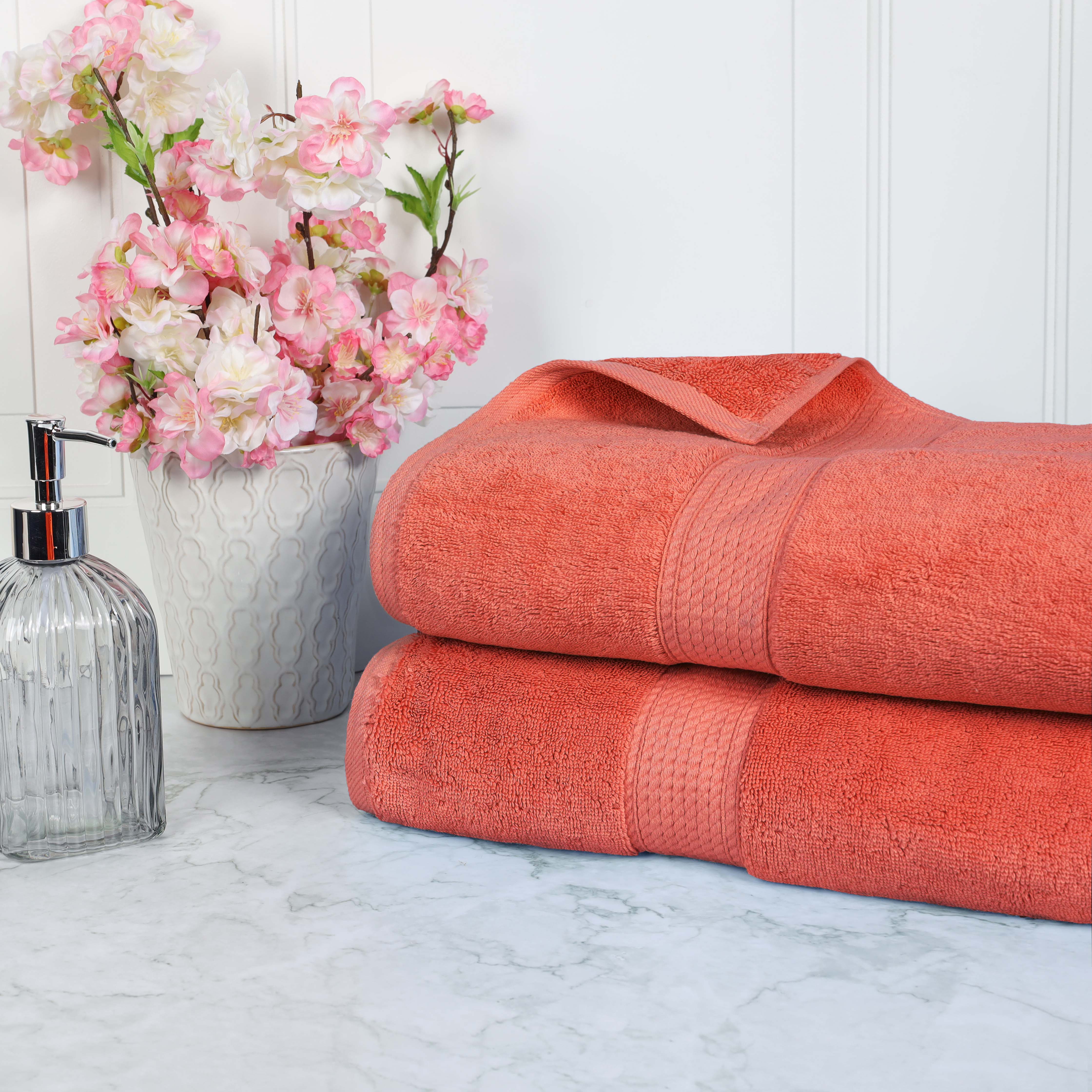 Egyptian Cotton Madison Plush Bath Sheet Set of 2 - Egyptian Cotton Bath Sheet by Superior Brand