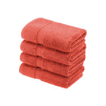 Madison Egyptian Cotton Pile Plush Heavyweight Hand Towel Set of 4 - Hand Towel Set by Superior