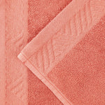 Basketweave Jacquard and Solid 6 Piece Egyptian Cotton Towel Set - Egyptian Cotton Towel Set by Superior