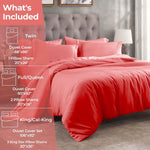 Egyptian Cotton 300 Thread Count Solid Luxury Duvet Cover Set - Egyptian Cotton Duvet Cover Set by Superior