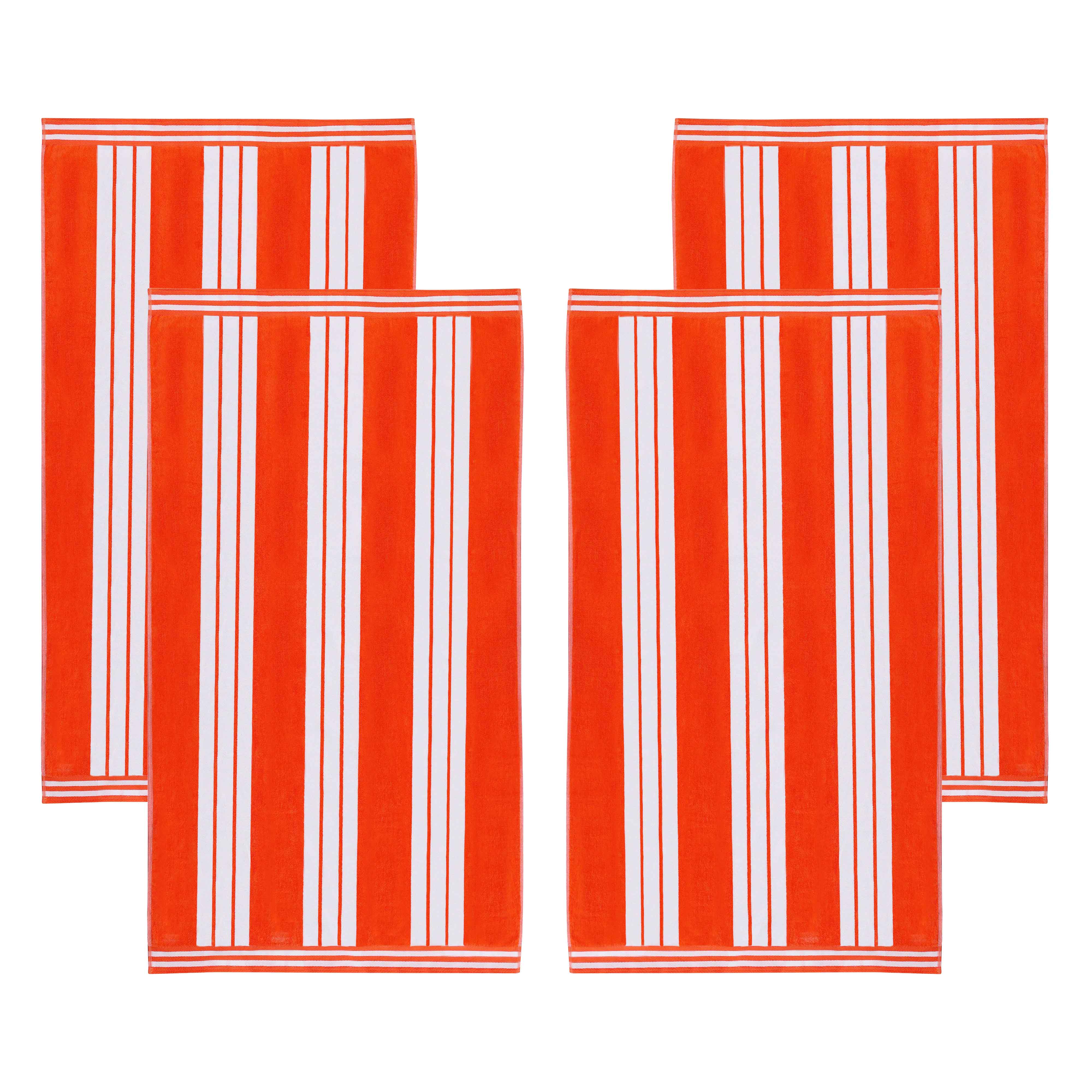 Striped Extra Large Oversized Absorbent Quick Dry Cotton Beach Towel - Beach Towel by Superior