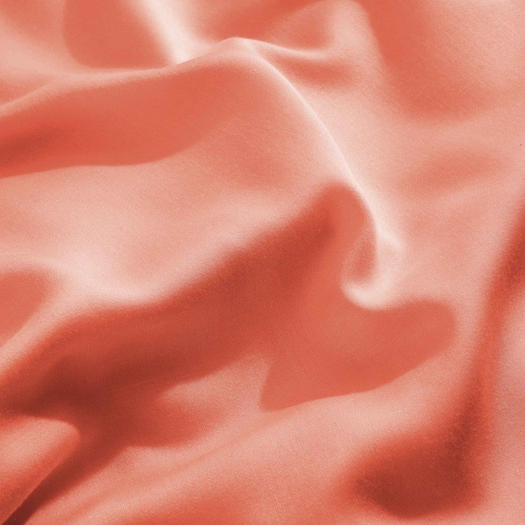 300 Thread Count Modal from Beechwood Solid Duvet Cover Set - Coral