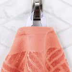 Basketweave Jacquard and Solid 6 Piece Egyptian Cotton Towel Set - Egyptian Cotton Towel Set by Superior