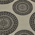 Cordon Jacquard Grommet Floral Medallion Curtain Panel Set - Semi Sheer Curtains by Superior Brand