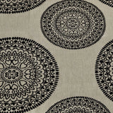 Cordon Jacquard Grommet Floral Medallion Curtain Panel Set - Semi Sheer Curtains by Superior Brand