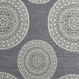 Cordon Jacquard Grommet Floral Medallion Curtain Panel Set - Semi Sheer Curtains by Superior Brand