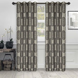 Cordon Jacquard Grommet Floral Medallion Curtain Panel Set - Semi Sheer Curtains by Superior Brand