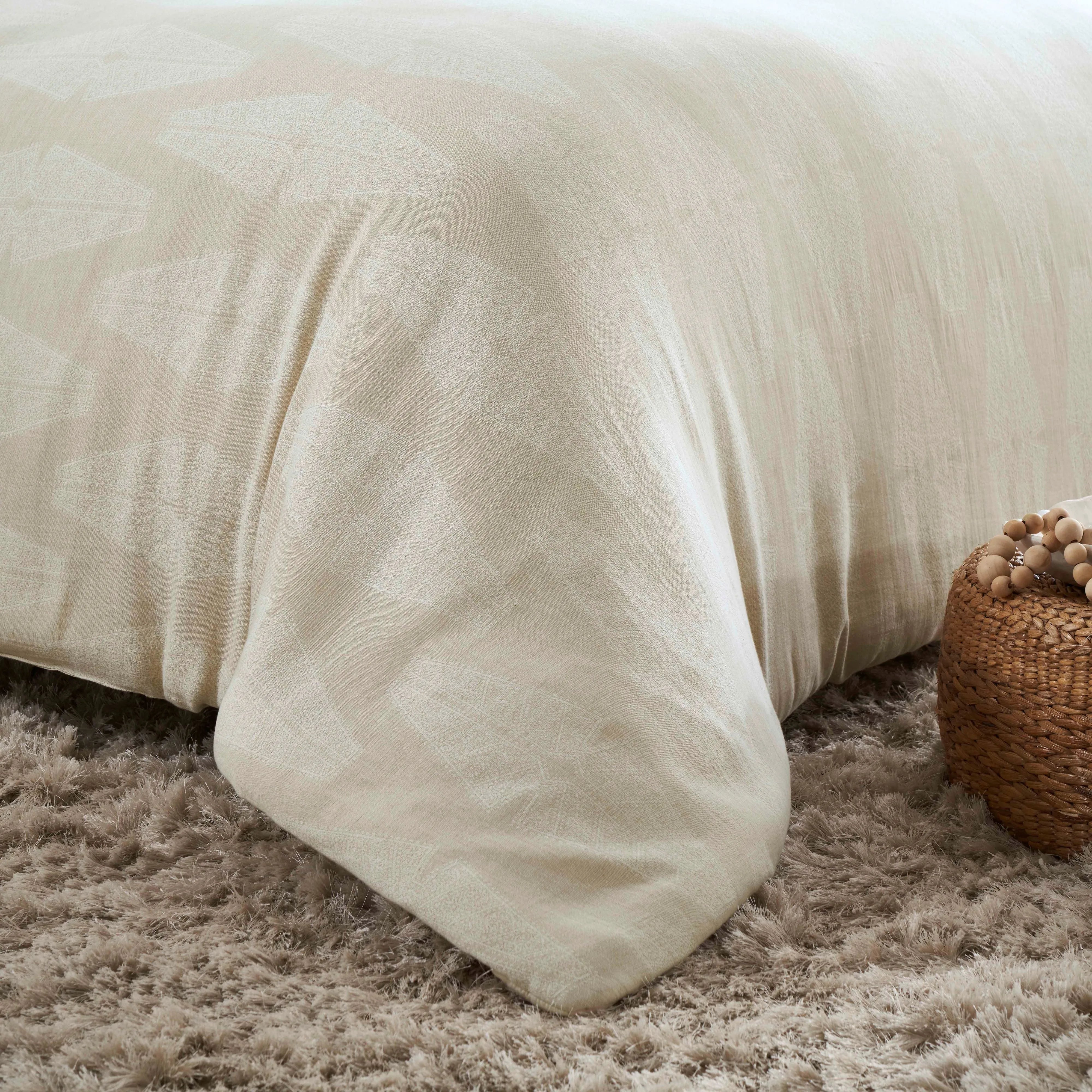 Manali Cotton All Season Bedding Diamond Lattice Woven Comforter Set - Comforter Set by Superior