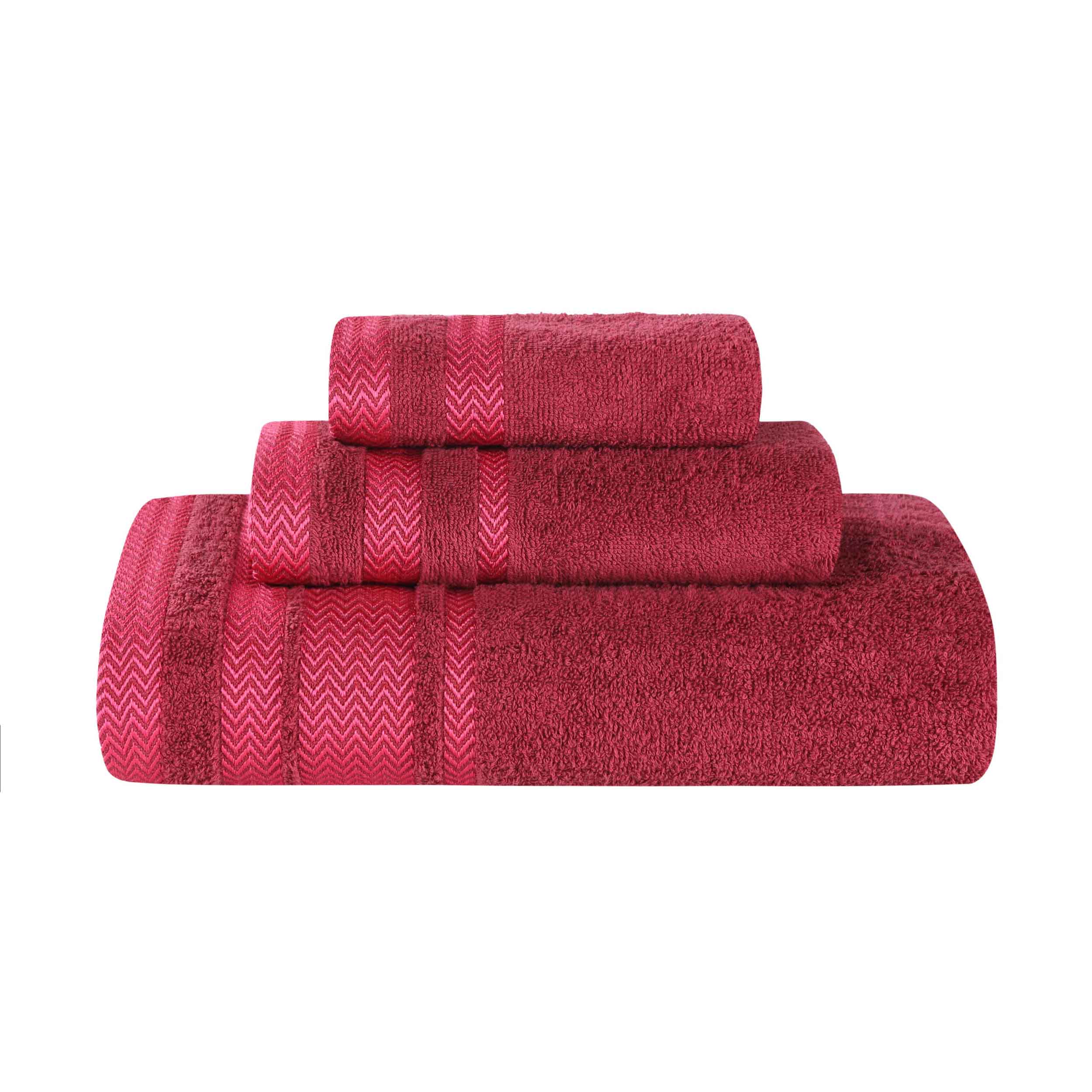 Hays Cotton Medium Weight 3 Piece Assorted Bathroom Towel Set - Towel Set by Superior Brand