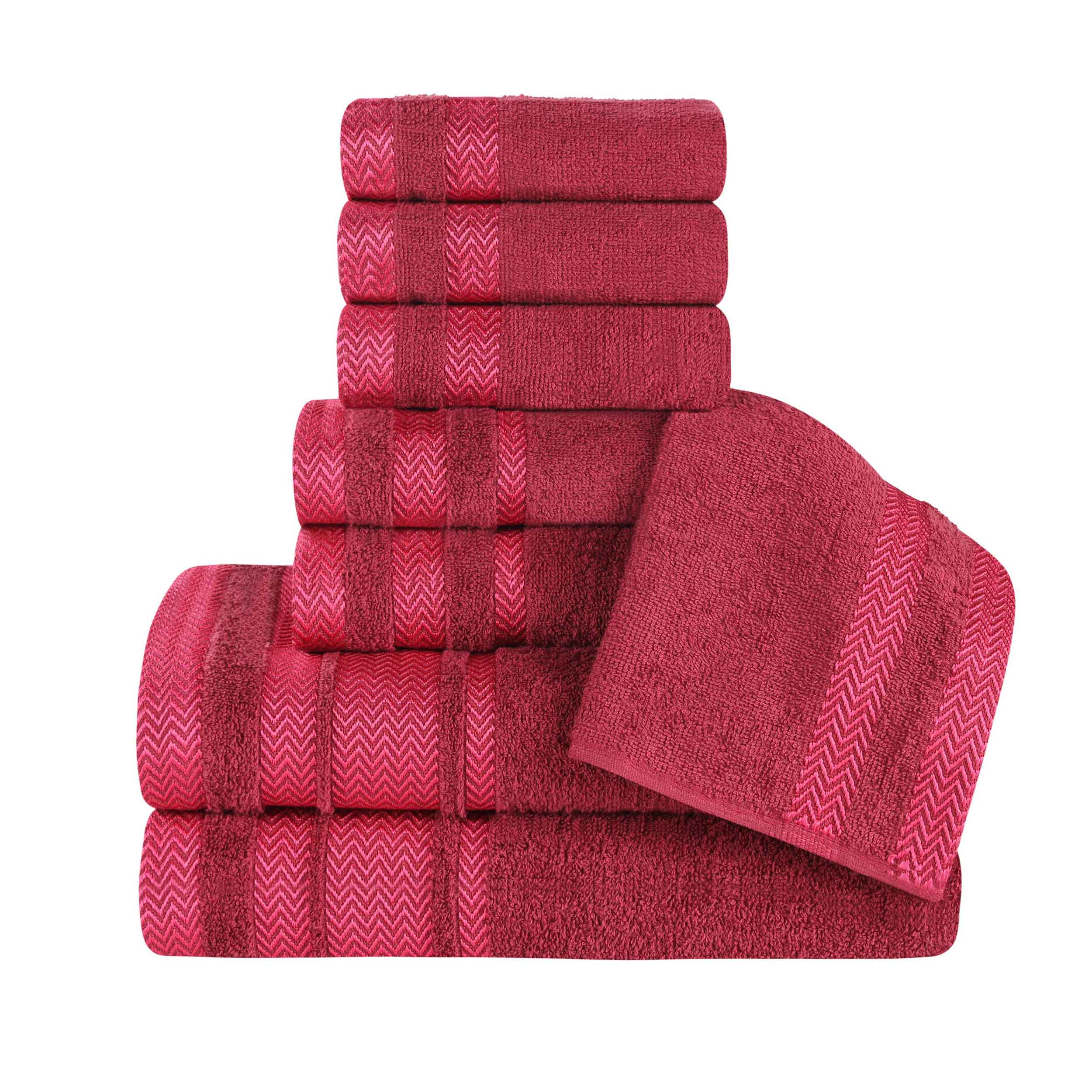 Hays Cotton Medium Weight 8 Piece Assorted Bathroom Towel Set - Towel Set by Superior Brand