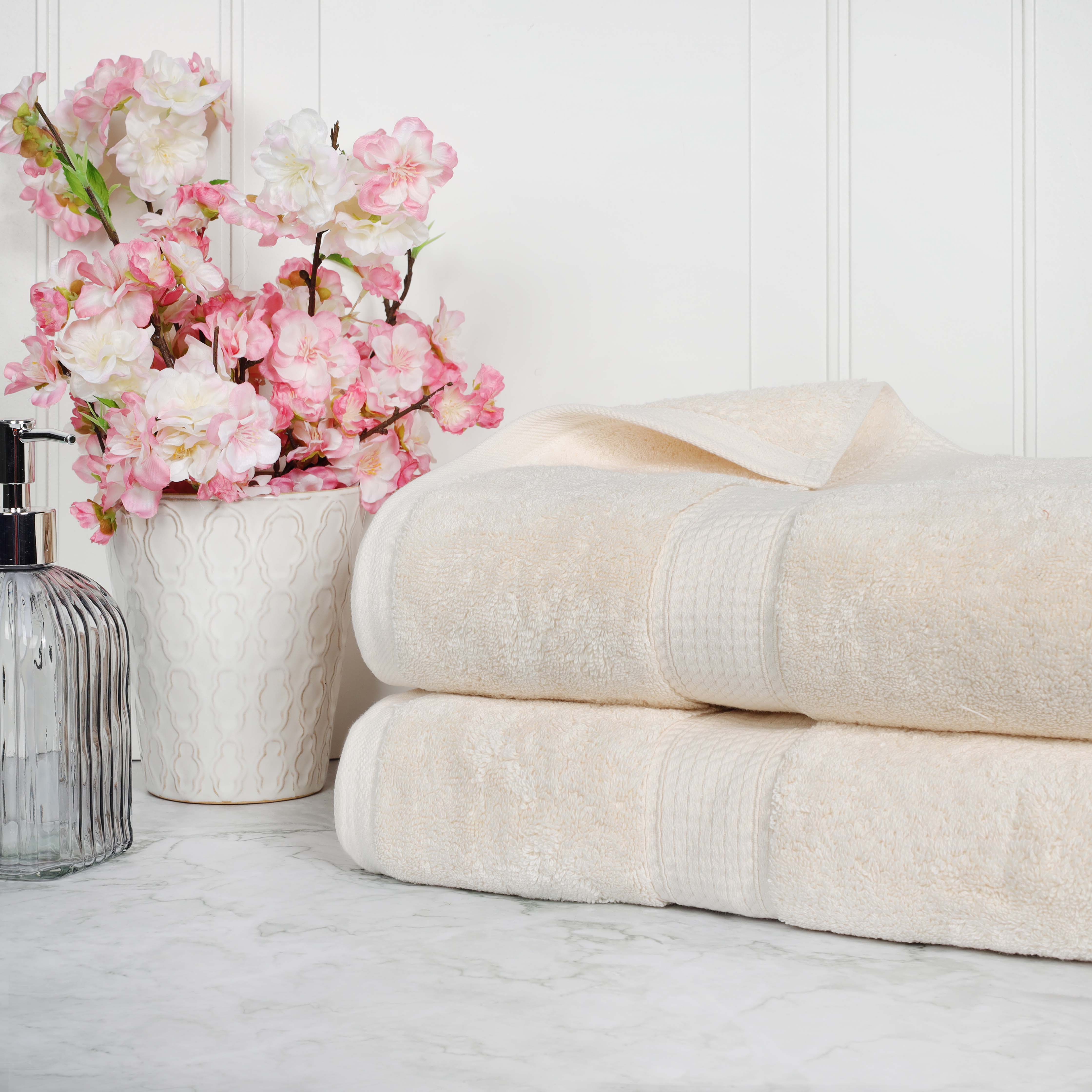 Madison Egyptian Cotton Pile Plush Heavyweight Bath Sheet Set of 2 - Egyptian Cotton Bath Sheet by Superior