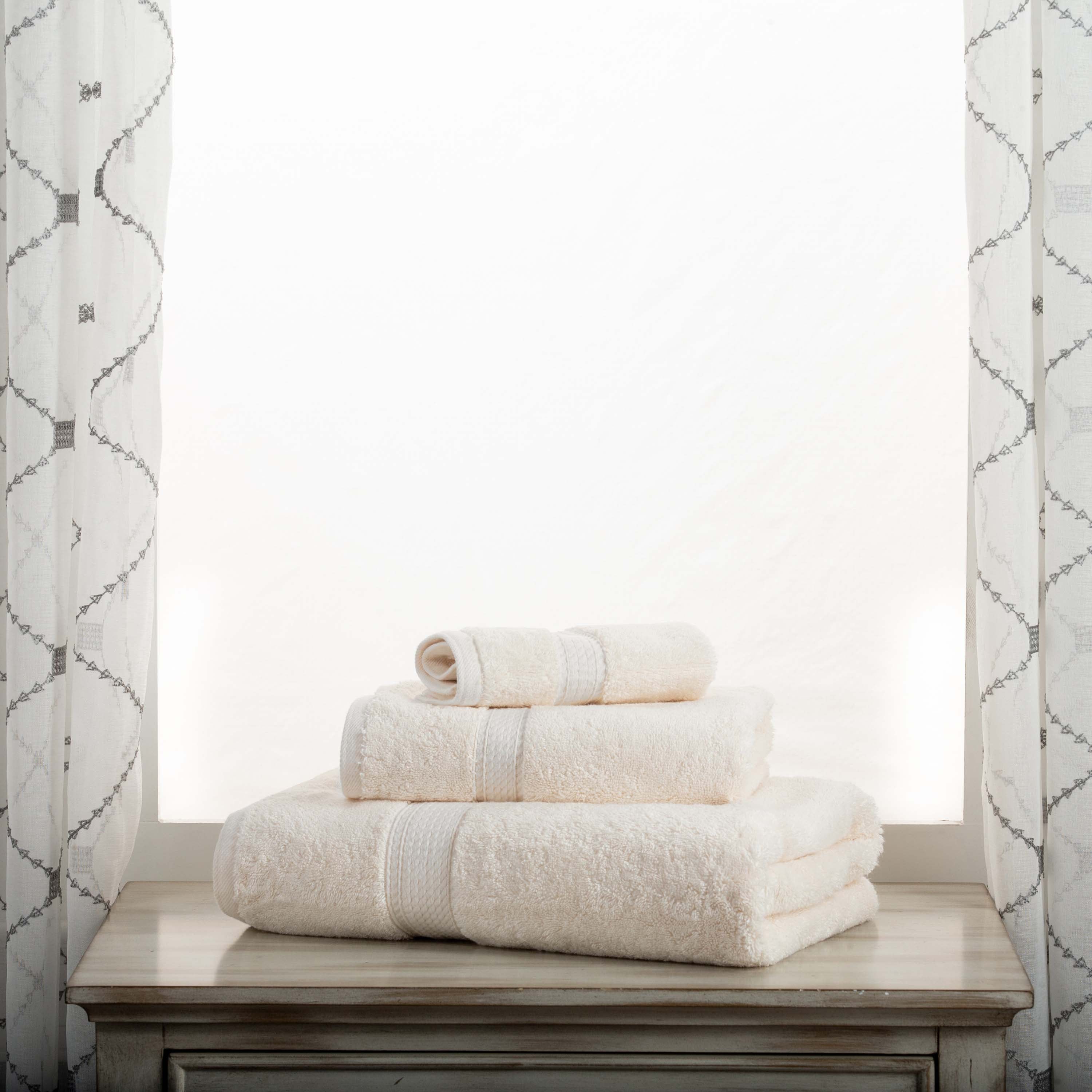 Egyptian Cotton Madison Plush Towel Set 3 Piece - Egyptian Cotton Towel Set by Superior Brand