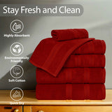 Smart Dry Zero Twist Cotton Medium Weight 3 Piece Assorted Towel Set - Towel Set by Superior Brand