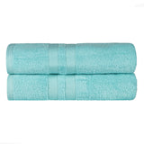 Ultra-Soft Cotton Solid Medium Weight Absorbent Bath Towel Set of 2 - Towel Set by Superior