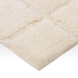 Checkered Cotton Washable Non-Slip Bath Rugs or Runner