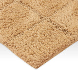 Checkered Cotton Washable Non-Slip Bath Rugs or Runner